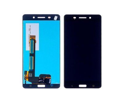Дисплей для Nokia 6 Dual Sim (TA-1021 | TA-1033) з чорним тачскріном 15237 фото