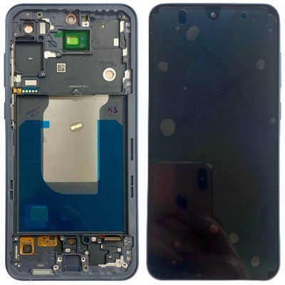 Дисплей для Samsung A556 Galaxy A55 5G з чорним тачскріном та корпусною рамкою, Original (China) 0513632 фото