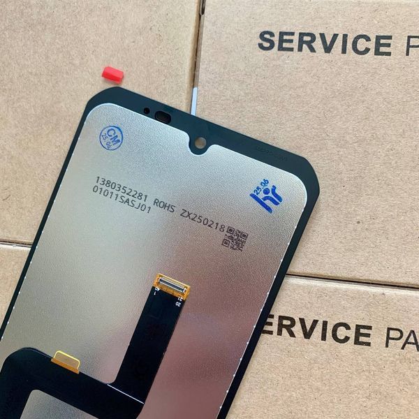 Дисплей для Doogee S88 Plus з чорним тачскріном, Original 125684_2 фото