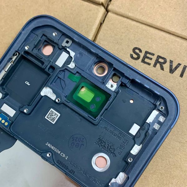 Дисплей для Samsung A556 Galaxy A55 5G з чорним тачскріном та корпусною рамкою, Original (China) 0513632 фото