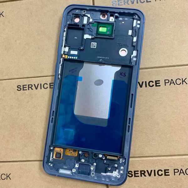 Дисплей для Samsung A556 Galaxy A55 5G з чорним тачскріном та корпусною рамкою, Original (China) 0513632 фото