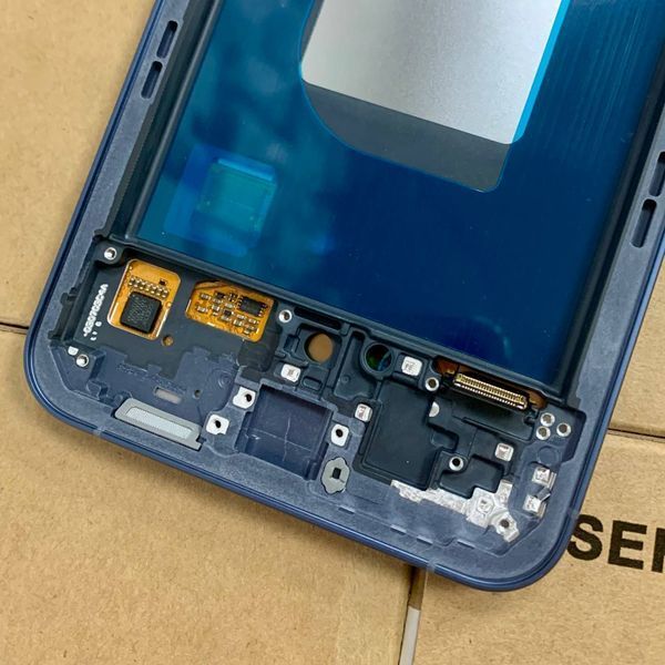 Дисплей для Samsung A556 Galaxy A55 5G з чорним тачскріном та корпусною рамкою, Original (China) 0513632 фото