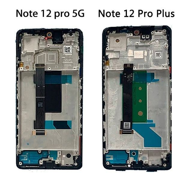 Дисплей для Xiaomi Redmi Note 12 Pro Plus (22101316UCP | 22101316UG) з чорним тачскріном та корпусною рамкою, OLED 9860690 фото