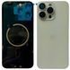 Задня кришка корпусу iPhone 15 Pro Max White (зі склом камери, MagSafe), Original (China) 648189 фото