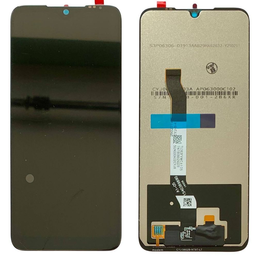 Дисплей для Xiaomi RedMi Note 8T з чорним тачскріном, Original (PRC) 103971 фото