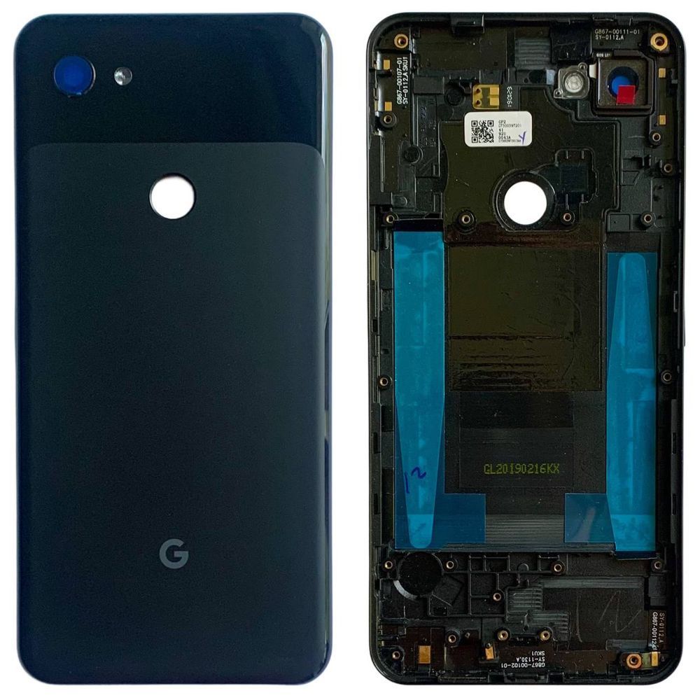 Задня кришка Google Pixel 3A XL black (зі склом камери) 10692 фото