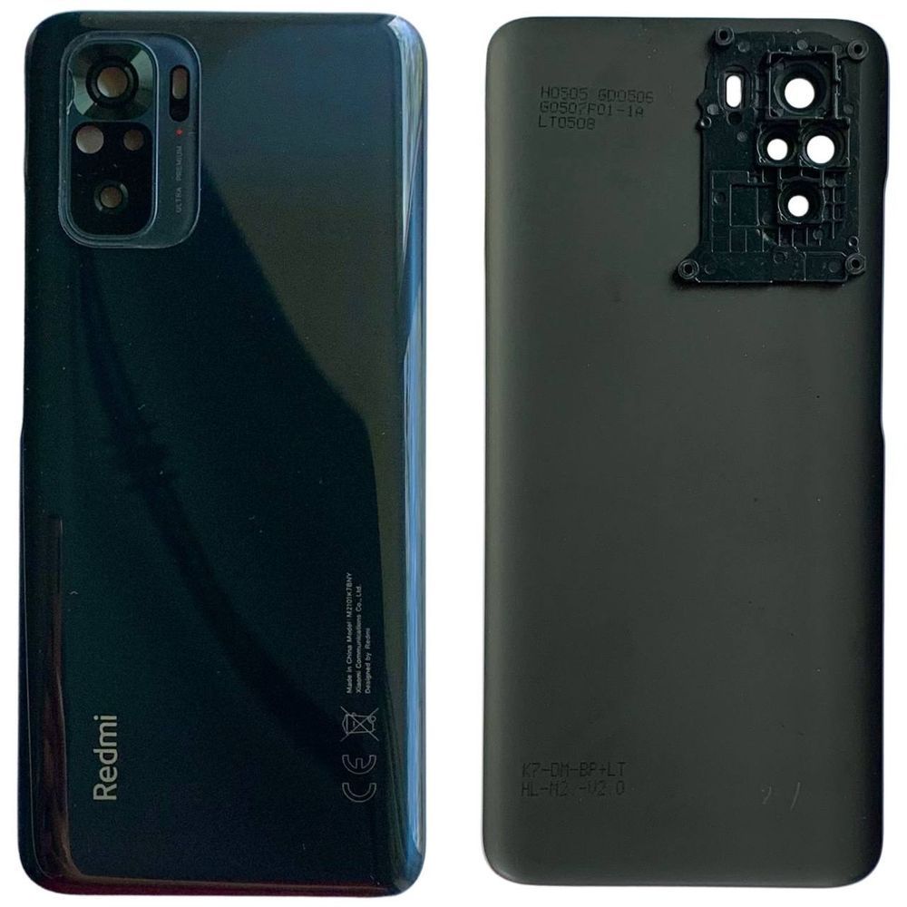 Задня кришка Xiaomi Redmi Note 10S 4G gray (зі склом камери) 0712366 фото