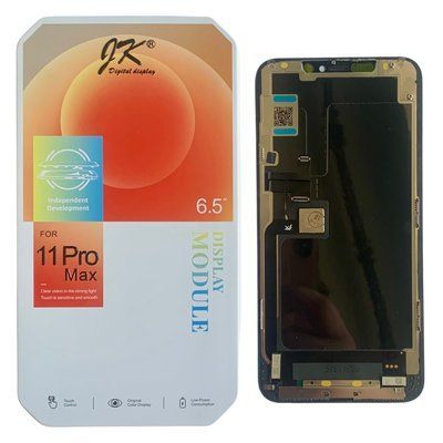 Дисплей для iPhone 11 Pro Max з чорним тачскріном, JK-INCELL 150953_1 фото