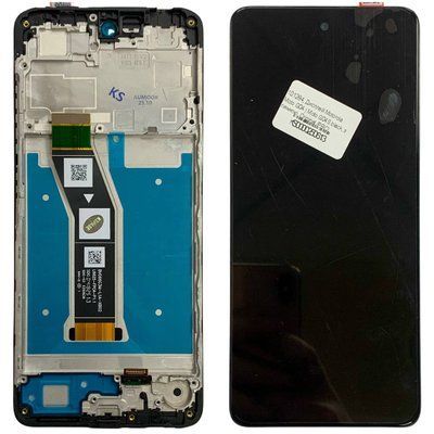 Дисплей для Motorola Moto G04 | Moto G04S з чорним тачскріном та корпусною рамкою, Original (PRC) 101284 фото