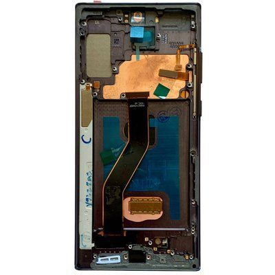 Дисплей для Samsung N975 Galaxy Note 10 Plus з чорним тачскріном та корпусною рамкою, OLED 1405369 фото