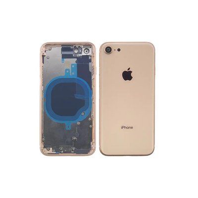 Корпус для iPhone 8 Gold в зборі з тримачем SIM та кнопками, EU 0704896 фото