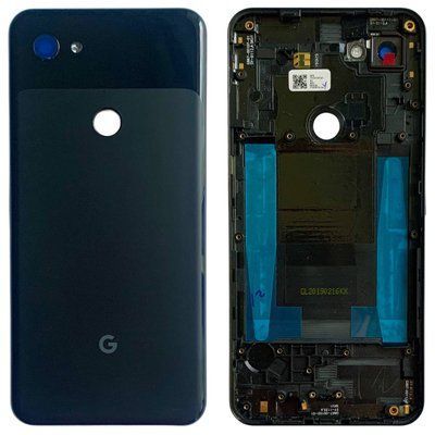 Задня кришка Google Pixel 3A XL black (зі склом камери) 10692 фото