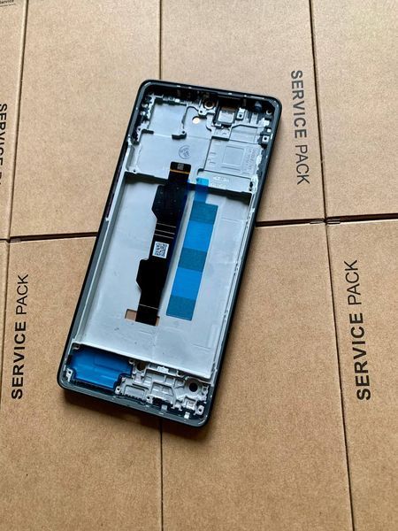 Дисплей для Xiaomi Redmi Note 13 Pro 4G (23117RA68G) з чорним тачскріном та корпусною рамкою, OLED 9860744_1 фото