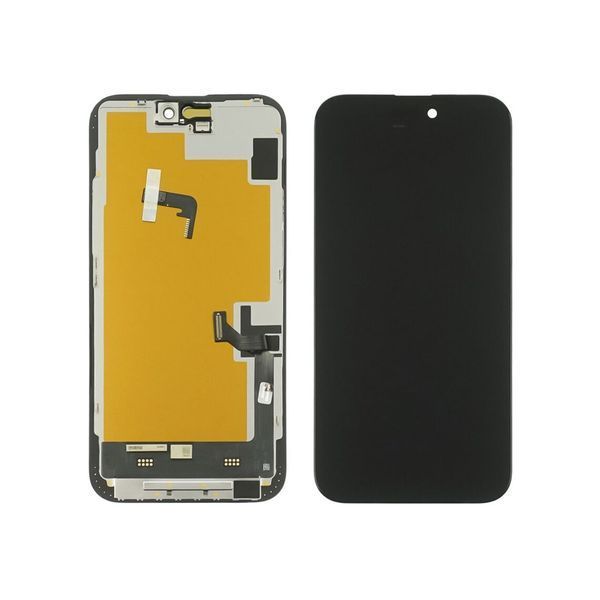 Дисплей для Apple iPhone 15 Plus з чорним тачскрином 60Hz GXQC-Super OLED SOFT Service Pack 51609 фото