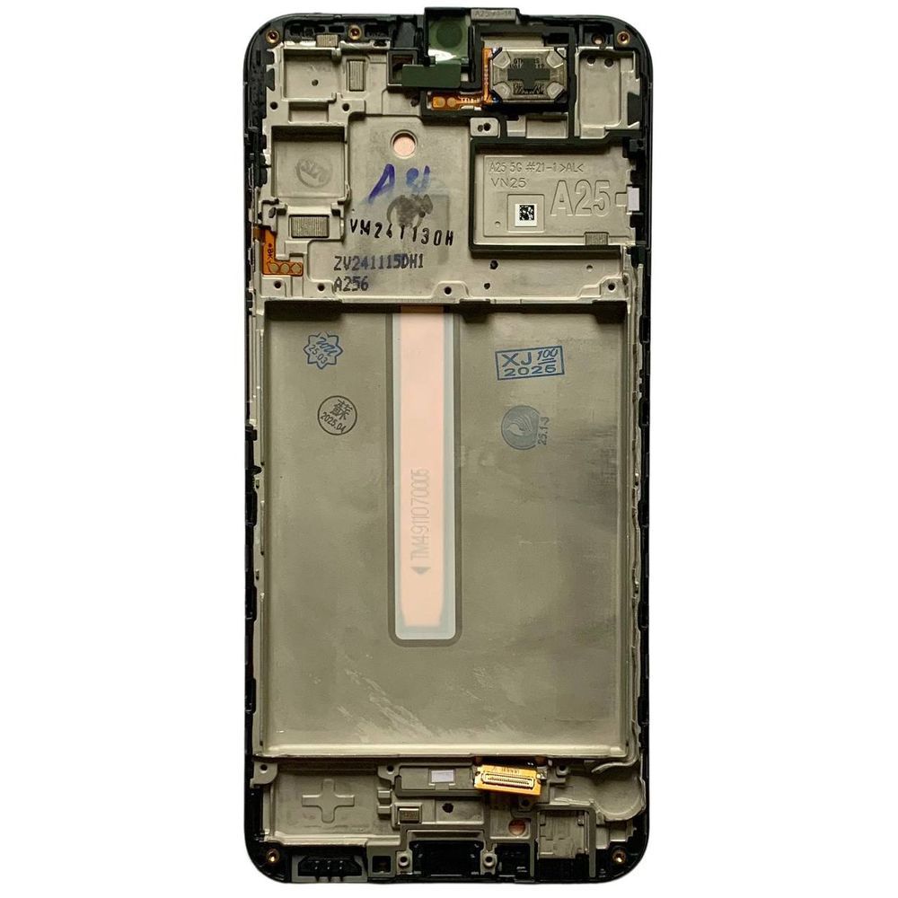 Дисплей для Samsung A256 Galaxy A25 5G 2023 з чорним тачскріном та корпусною рамкою, Original (China) 6989935 фото