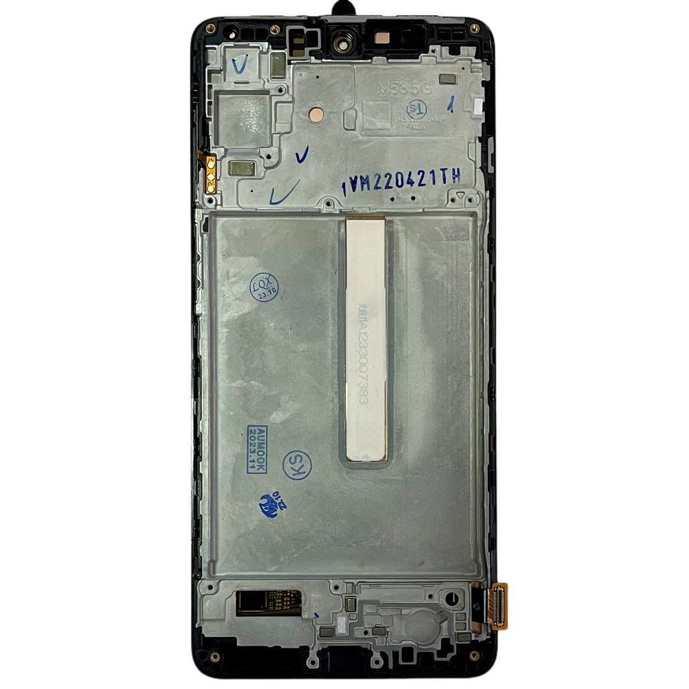 Дисплей для Samsung M536 Galaxy M53 (2022) з чорним тачскріном та корпусною рамкою, OLED 581595 фото