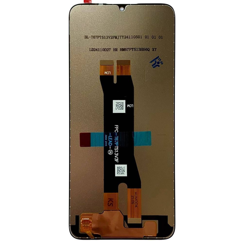 Дисплей для ZTE Blade A55 з чорним тачскріном, Original (China) 156672 фото