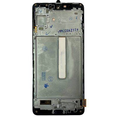 Дисплей для Samsung M536 Galaxy M53 (2022) з чорним тачскріном та корпусною рамкою, OLED 581595 фото