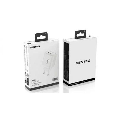 МЗП 2Port SENTEO T-07 version2 2USB-C PD/QC3.0 40W (CE Сертификат) 40557 фото