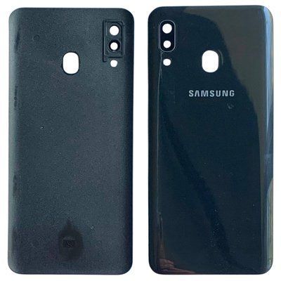 Задня кришка Samsung A305 Galaxy A30 2019 black (зі склом камери) 6023 фото