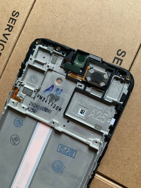 Дисплей для Samsung A256 Galaxy A25 5G 2023 з чорним тачскріном та корпусною рамкою, Original (China) 6989935 фото