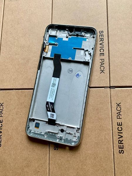 Дисплей для Xiaomi RedMi Note 8T з чорним тачскріном і сріблястою корпусною рамкою, Original (PRC) 34177 фото
