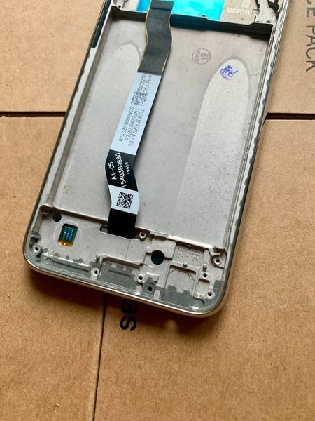 Дисплей для Xiaomi RedMi Note 8T з чорним тачскріном і сріблястою корпусною рамкою, Original (PRC) 34177 фото