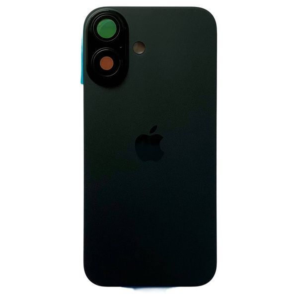 Задня кришка корпусу iPhone 16 Black (зі склом камери, MagSafe), Original (China) 561059 фото
