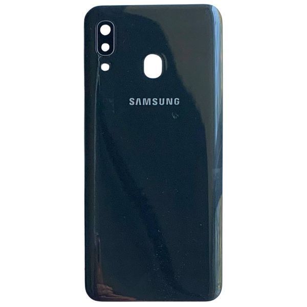 Задня кришка Samsung A305 Galaxy A30 2019 black (зі склом камери) 6023 фото
