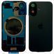 Задня кришка корпусу iPhone 16 Black (зі склом камери, MagSafe), Original (China) 561059 фото