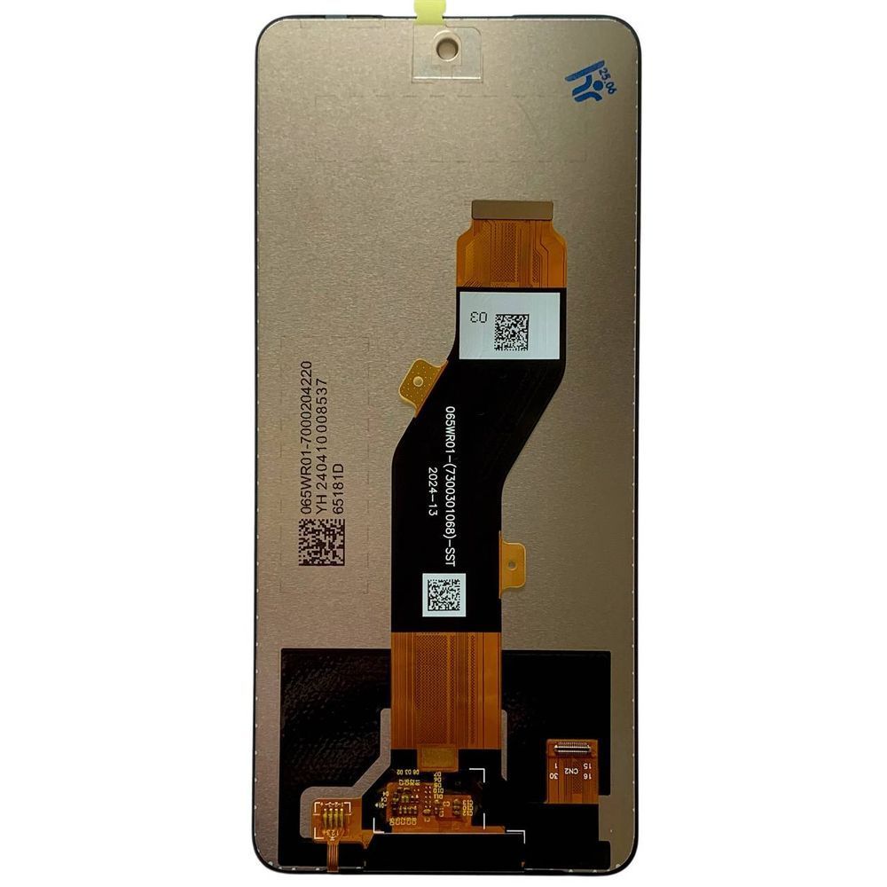 Дисплей для ZTE Blade A75 4G з чорним тачскріном, Original (China) 156673 фото