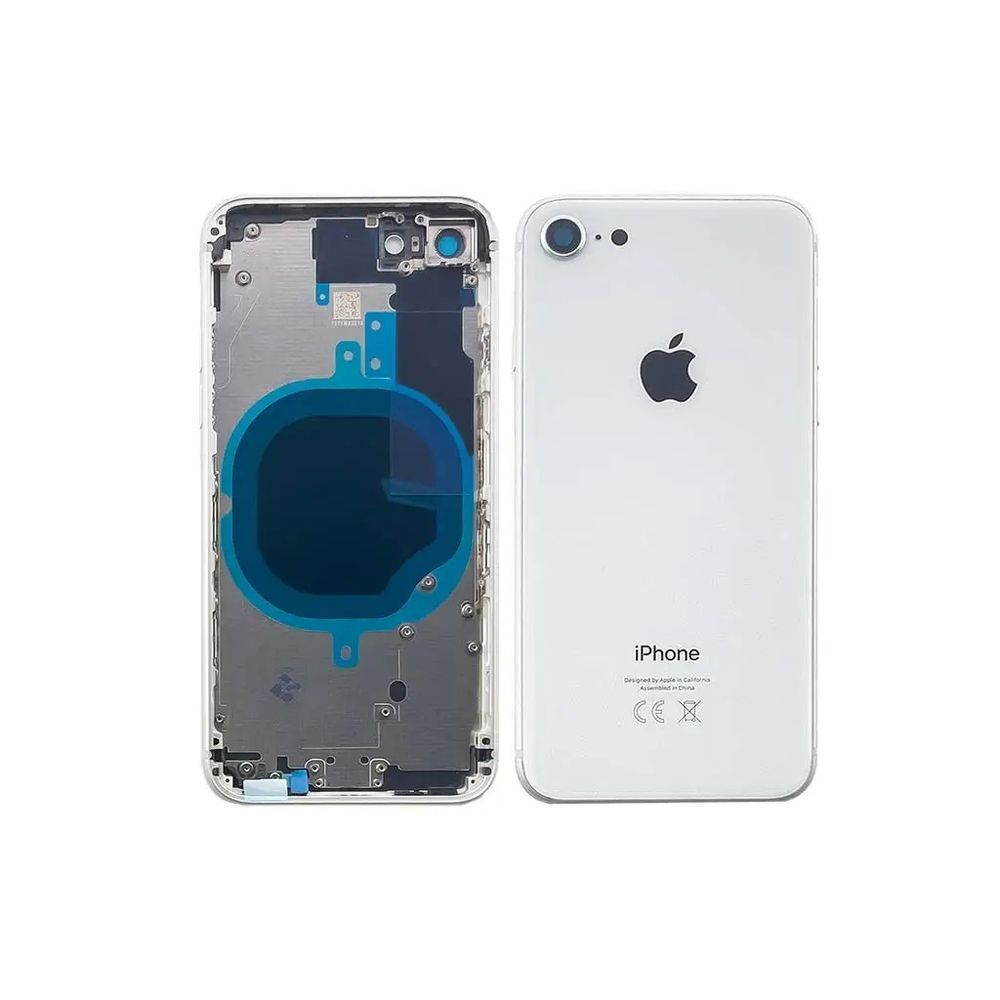 Корпус для iPhone 8 Plus White в зборі з тримачем SIM та кнопками, EU 0704998 фото