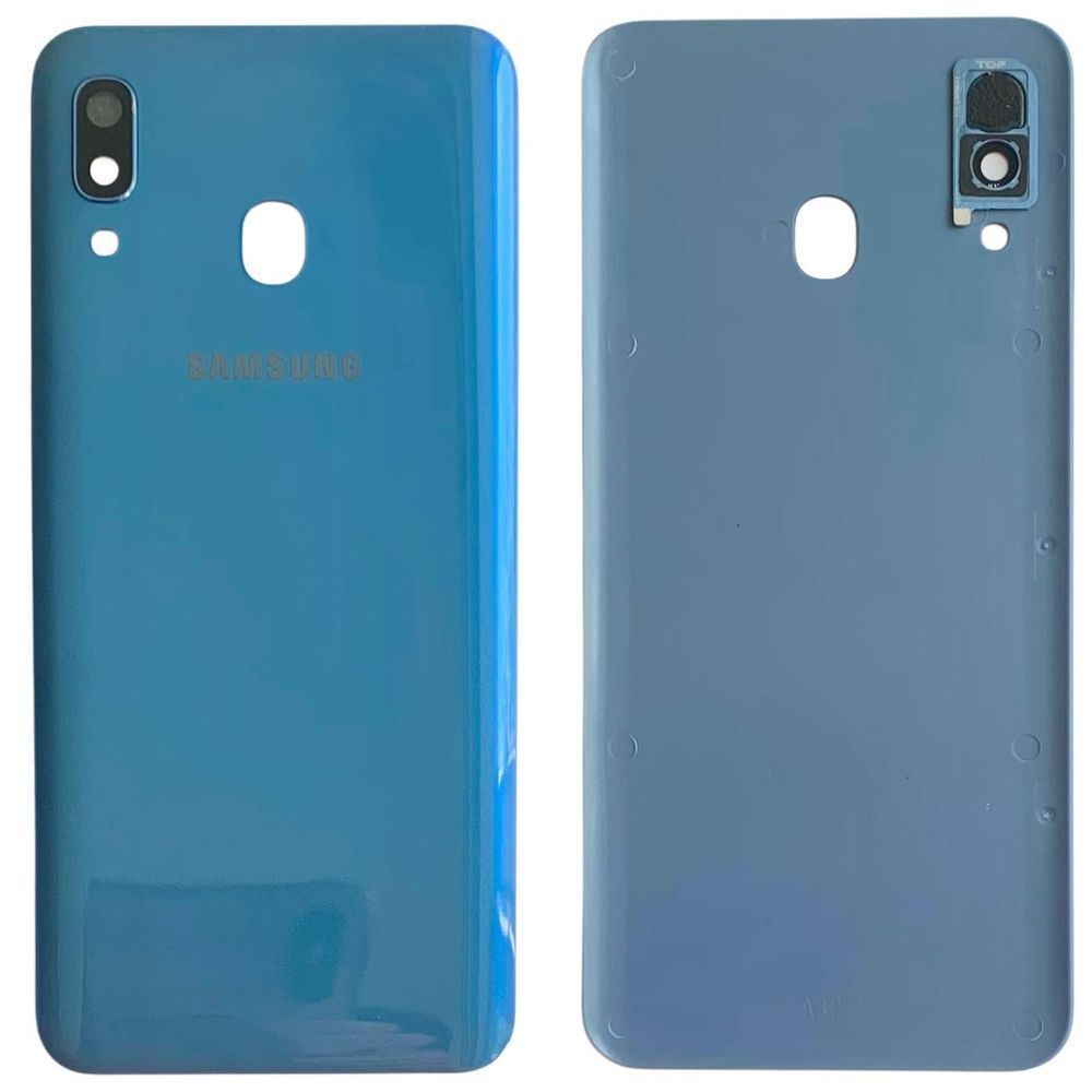 Задня кришка Samsung A305 Galaxy A30 2019 blue (зі склом камери) 6007 фото