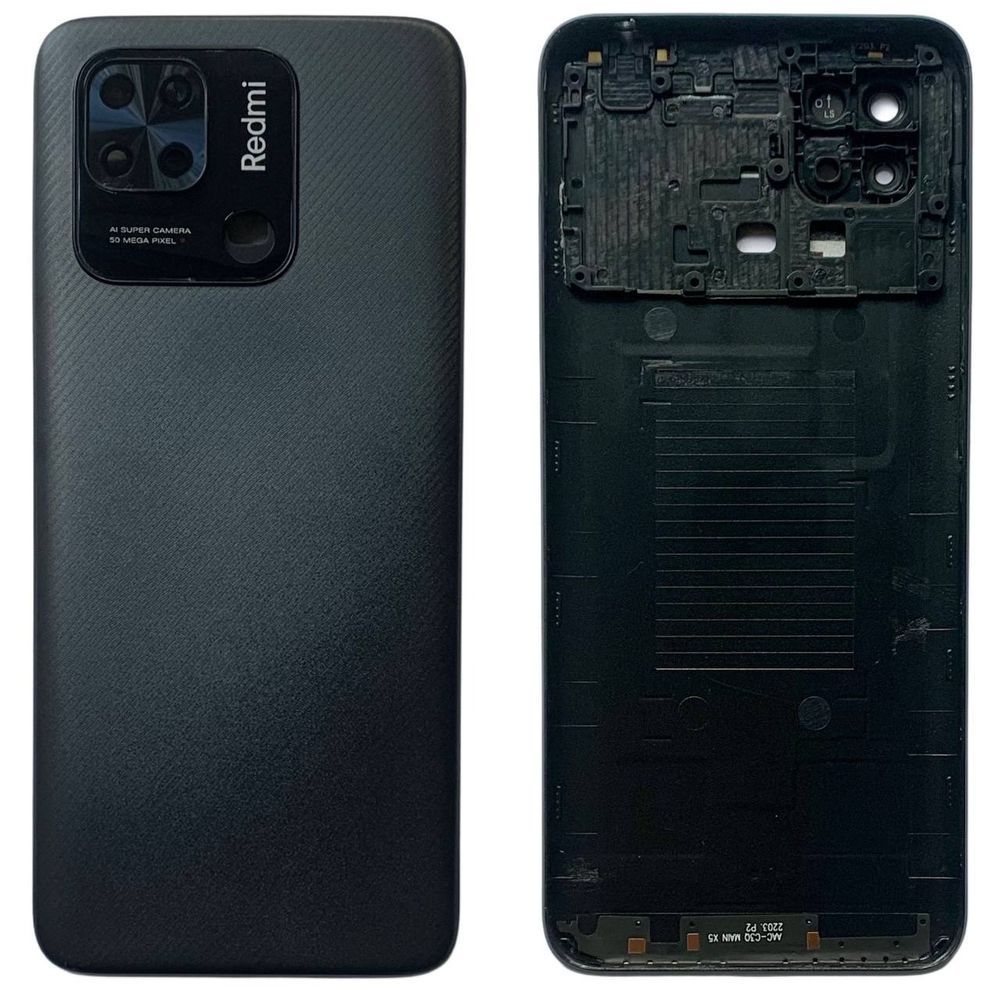 Задня кришка Xiaomi Redmi 10C gray (зі склом камери) 0712297 фото