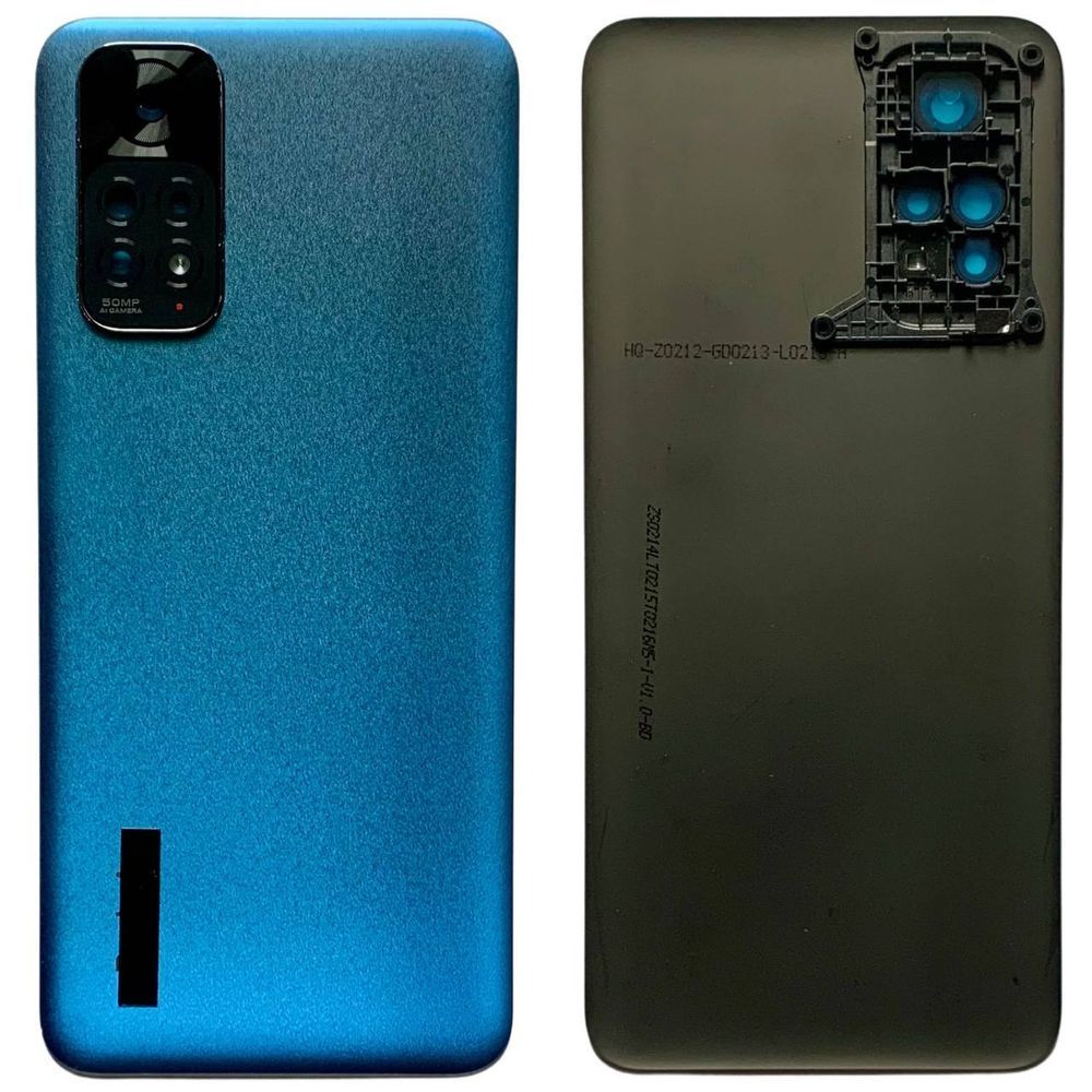 Задня кришка Xiaomi Redmi Note 11 (Camera 50MP) twilight blue (зі склом камери) 0712308 фото
