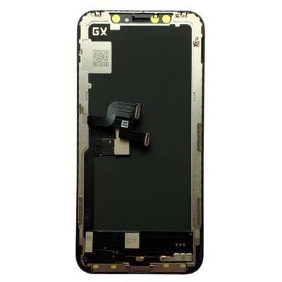 Дисплей для iPhone X з чорним тачскріном, GX OLED HARD 1019411 фото