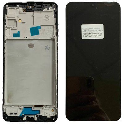 Дисплей для Samsung A165 Galaxy A16 2024 з чорним тачскріном та корпусною рамкою, OLED 83365 фото