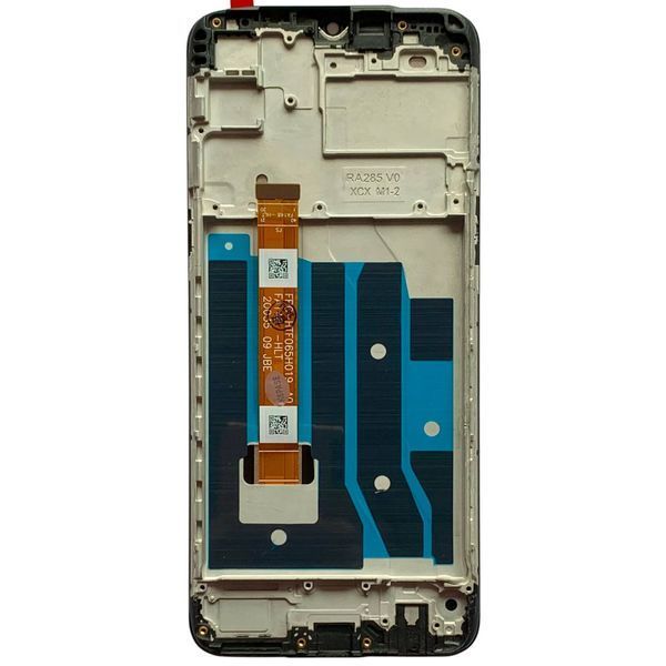 Дисплей для Realme 6i (RMX2040) з чорним тачскріном та корпусною рамкою, Original (PRC) 107019 фото