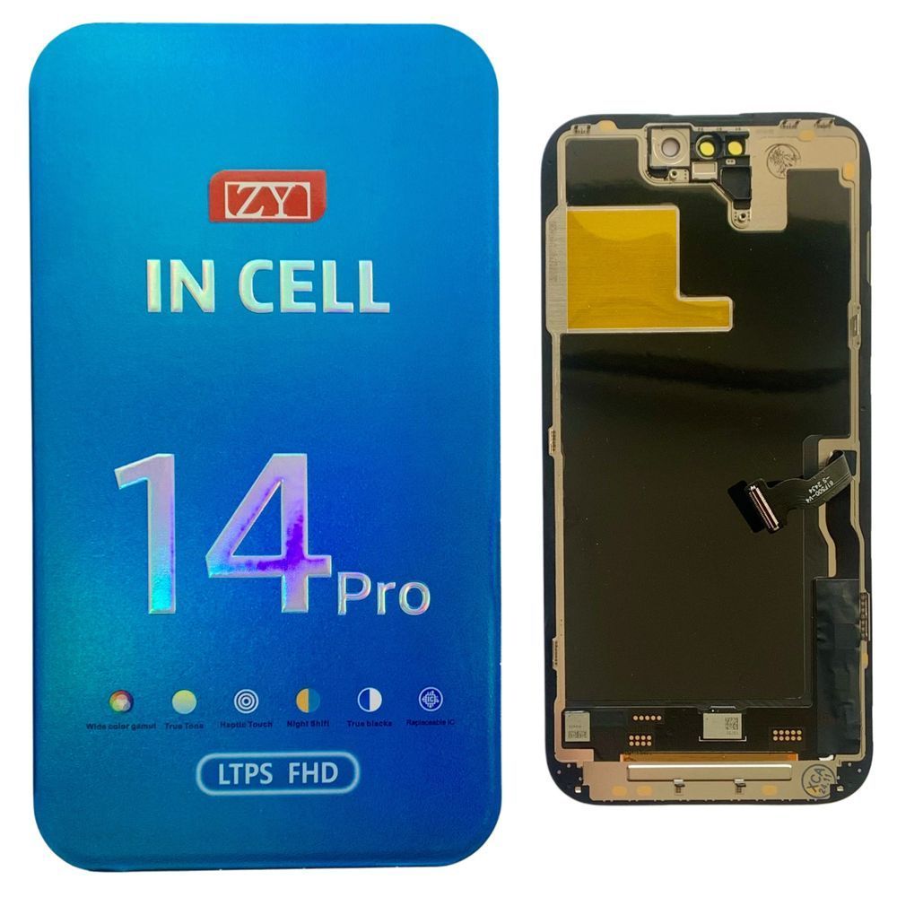 Дисплей для iPhone 14 Pro з чорним тачскріном, ZY-INCELL 648058_1 фото