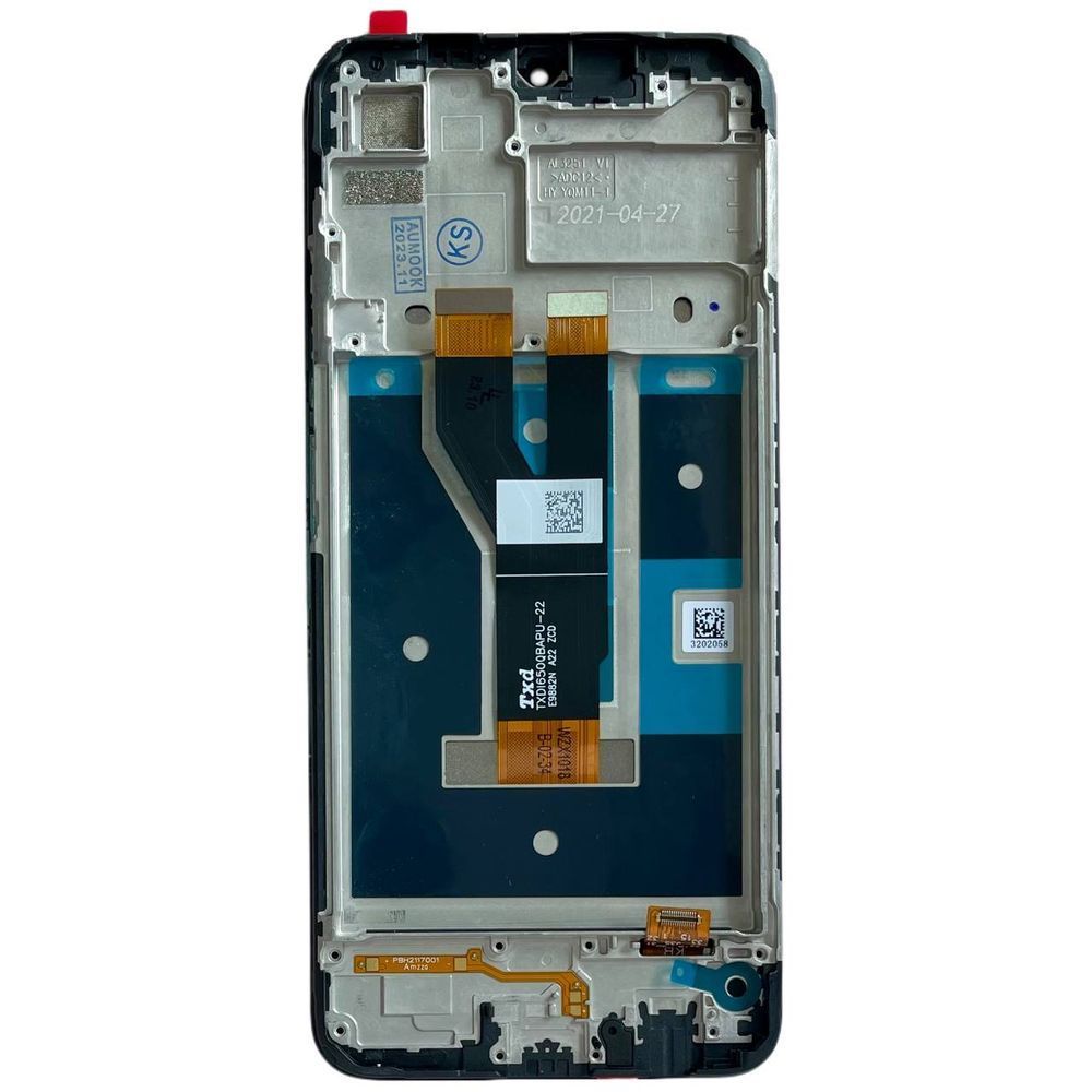 Дисплей для Realme C11 2021 (RMX3231) з чорним тачскріном та корпусною рамкою, Original (PRC) (ver. TXD) 117624 фото