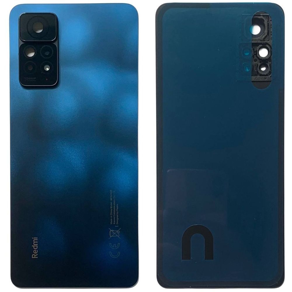 Задня кришка Xiaomi Redmi Note 11 Pro 4G blue (зі склом камери) 0712375 фото