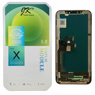 Дисплей для iPhone X з чорним тачскріном, JK-INCELL 1019411_1 фото