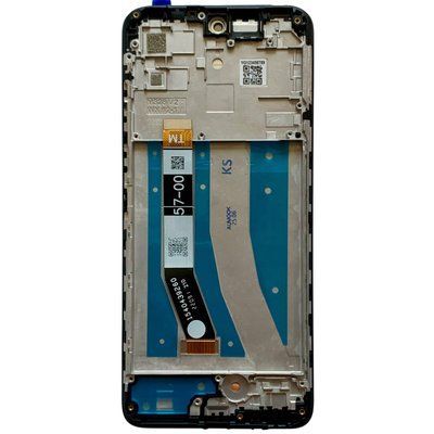 Дисплей для Motorola Moto G32 (XT2235) з чорним тачскріном та корпусною рамкою, Original (China) 101247 фото