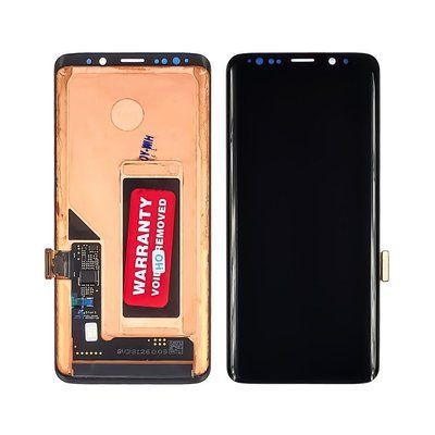 Дисплей для Samsung G960 Galaxy S9 з чорним тачскрином Original (переклеєне скло) 34419 фото