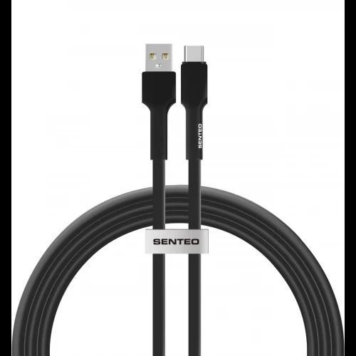 Кабель SENTEO SL-08 nano silicone 3A USB to Type-C 1m 40548 фото