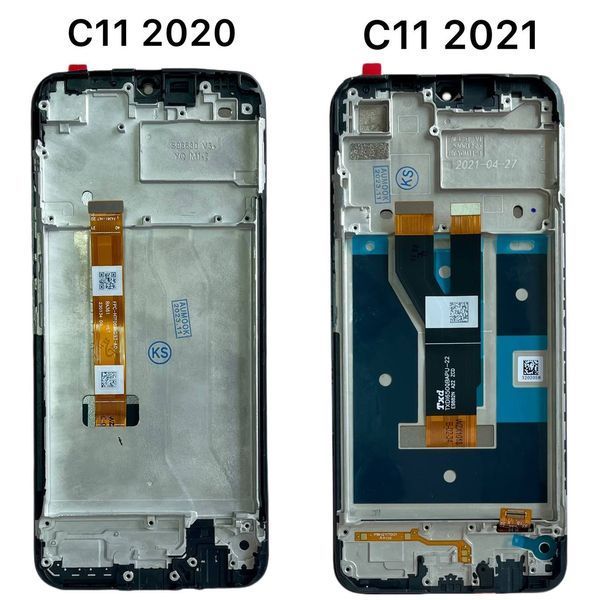 Дисплей для Realme C11 2021 (RMX3231) з чорним тачскріном та корпусною рамкою, Original (PRC) (ver. TXD) 117624 фото