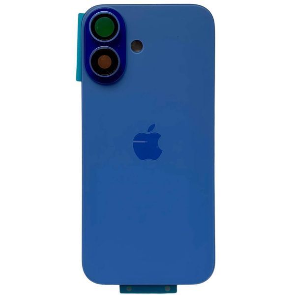 Задня кришка корпусу iPhone 16 Blue (зі склом камери, MagSafe), Original (China) 561060 фото