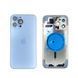 Корпус для iPhone 13 Pro Max Blue в зборі з тримачем SIM та кнопками, EU 1408550 фото