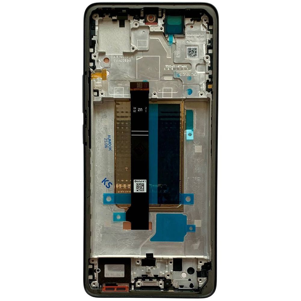 Дисплей для Xiaomi Redmi Note 13 Pro Plus з чорним тачскріном та корпусною рамкою, OLED 9860738 фото