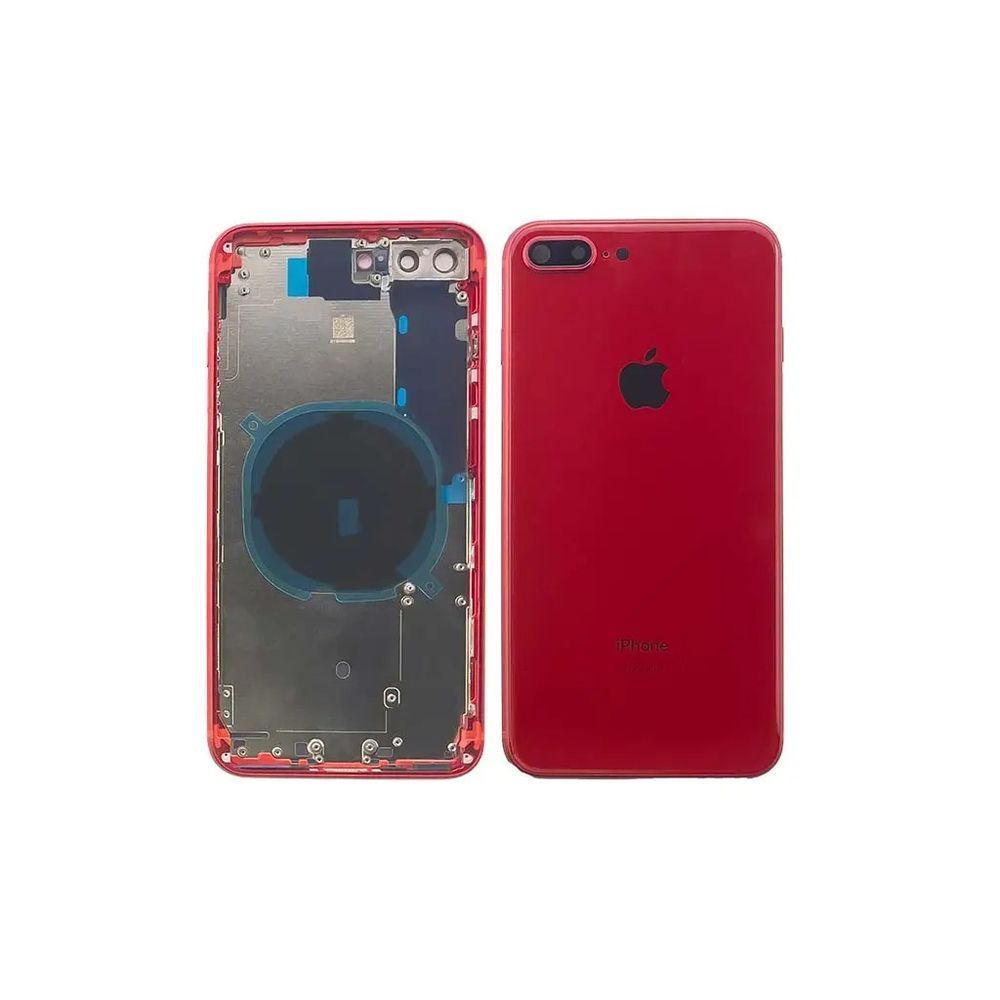 Корпус для iPhone 8 Plus Red в зборі з тримачем SIM та кнопками, EU 0704997 фото